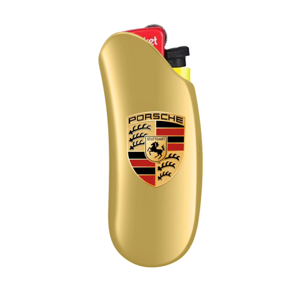 Gold Porsche Case - Luxurious German Design