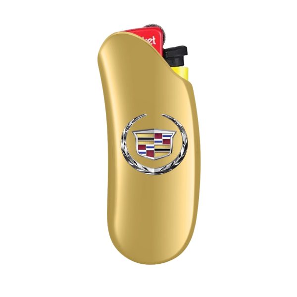 Gold Cadillac Cover - American Classic Luxury