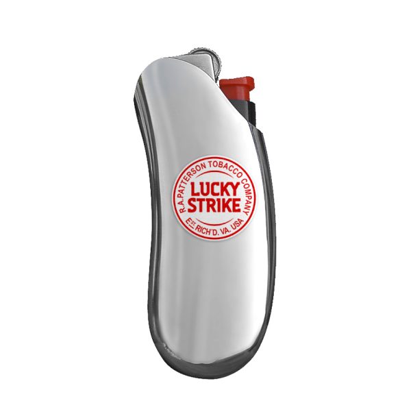 Bright Yellow & Red Lighter Cover - Eye-Catching Design