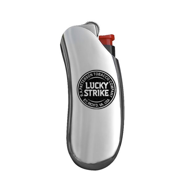 Dark Gray Black Dial Lighter Case - Modern Minimalism
