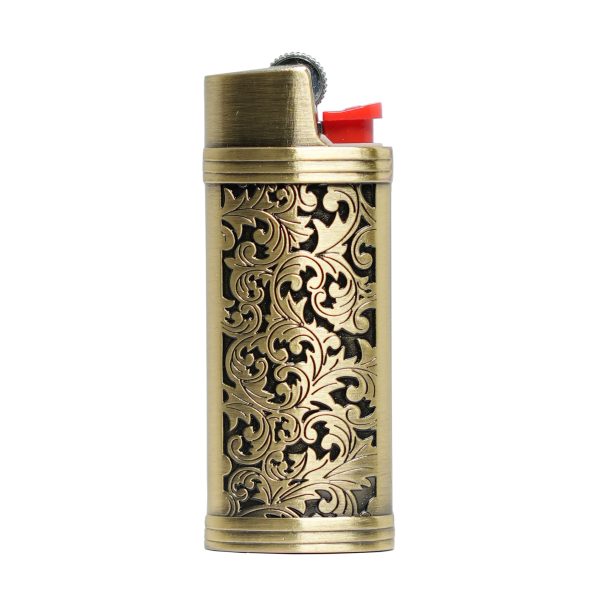 European Bronze Grass Pattern Case - Vintage Design